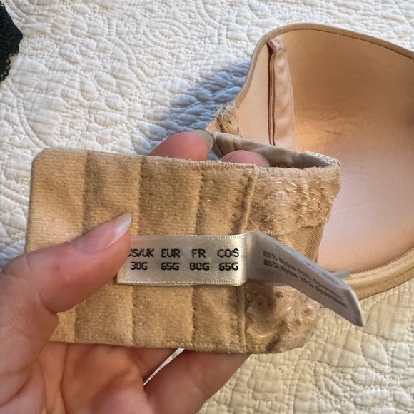 CHANGE Lingerie Strapless Nude Beige Full Moulded Cup Bra - Picture 3 of 5